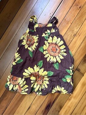 GAP Kids Brown Sunflower Print Sundress